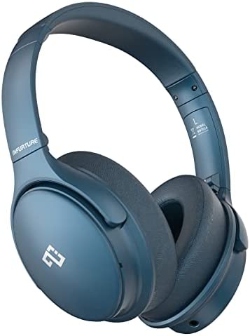 INFURTURE Active Noise Cancelling Headphones, H1 Wireless Over Ear Bluetooth Headphones, Deep Bass Headset, Low Latency, Memory Foam Ear Cups,40H Playtime, for Adults, Kids, TV, Travel, Home Office