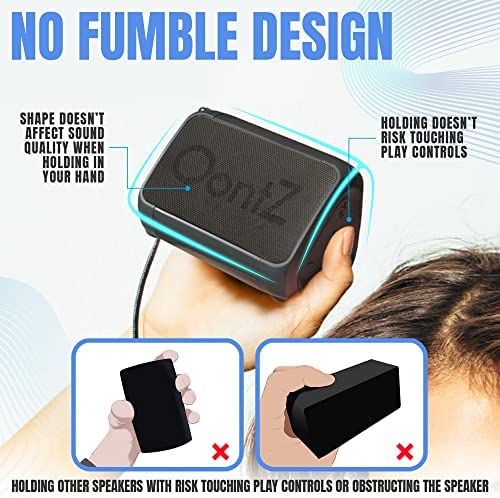 OontZ Angle Solo - Bluetooth Portable Speaker, Compact Size, Surprisingly Loud Volume & Bass, 100 Foot Wireless Range, IPX5, Perfect Travel Speaker, Bluetooth Speakers by Cambridge Sound Works (Black) - Image 4